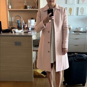 J. Crew Light Pink Trench Coat
